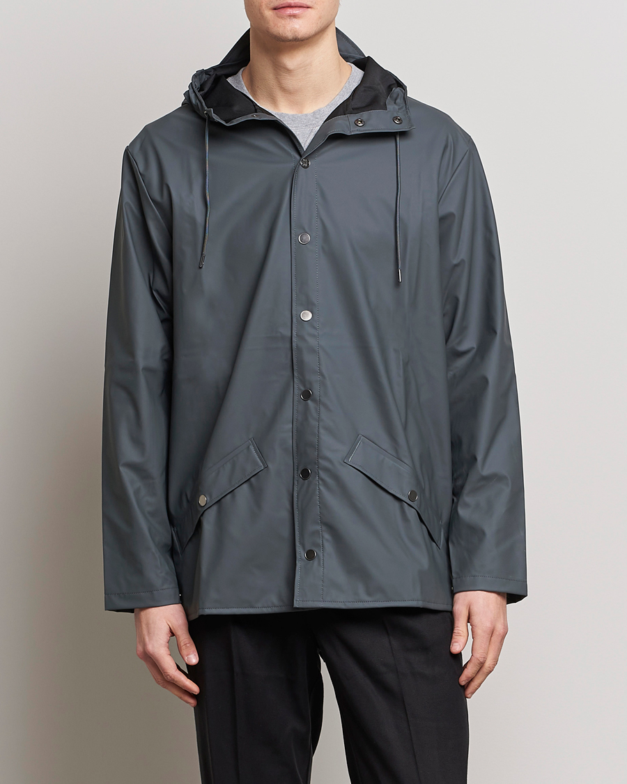 Men | Spring Jackets | RAINS | Jacket Slate Grey