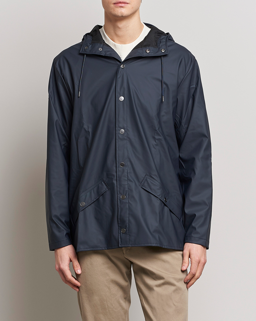 Men | Face the Rain in Style | RAINS | Jacket Navy