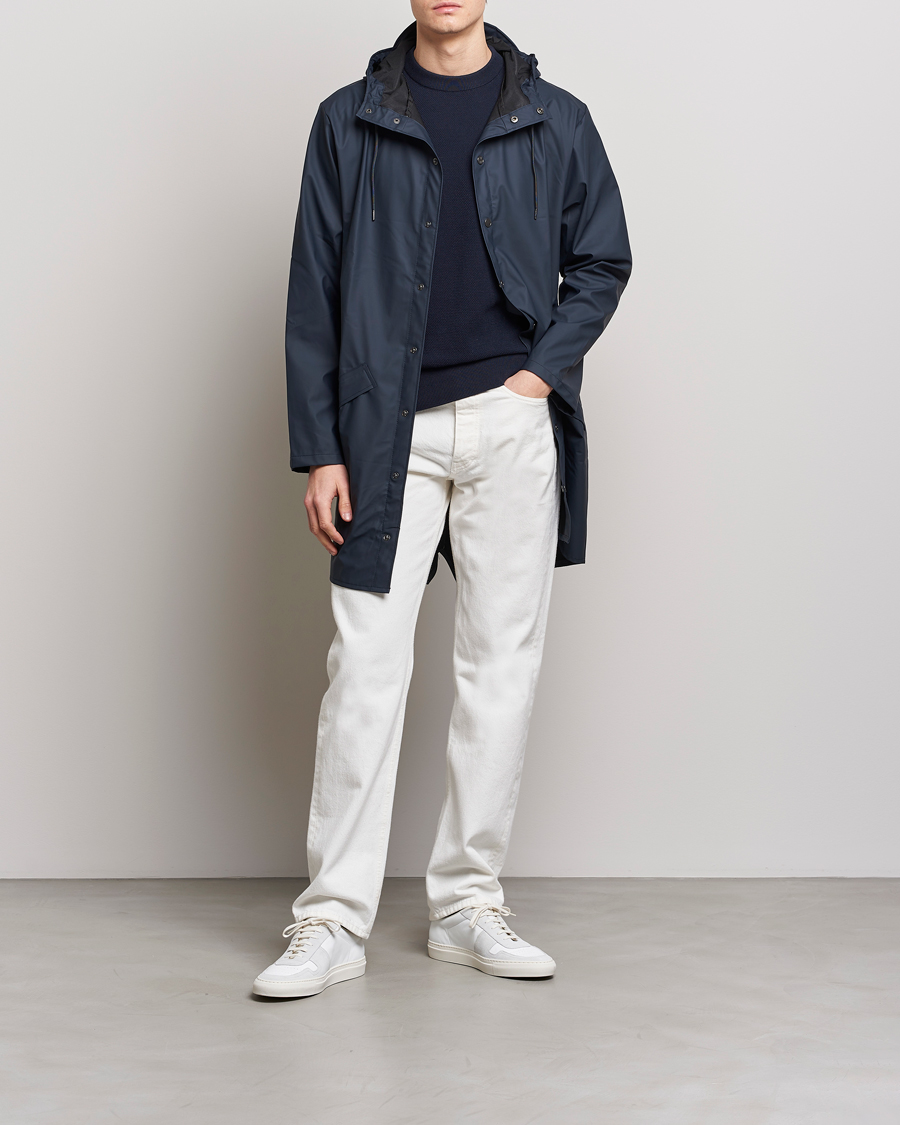 Men | Coats & Jackets | RAINS | Long Jacket Navy