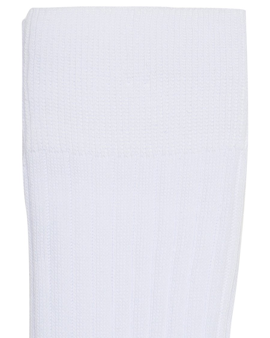 Men |  | Amanda Christensen | 3-Pack True Cotton Ribbed Socks White