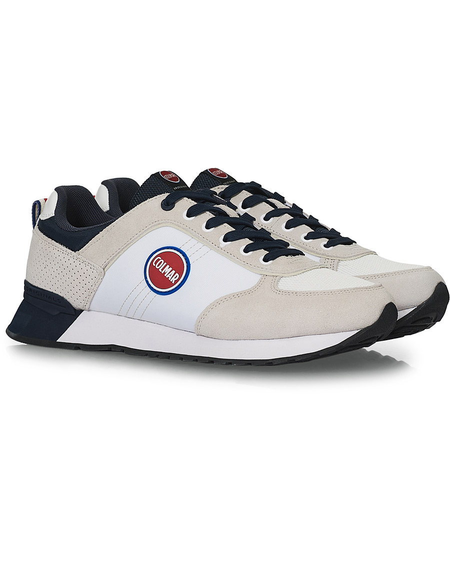 Men | Colmar Travis Authentic Sneakers White | Colmar | Travis Authentic Sneakers White