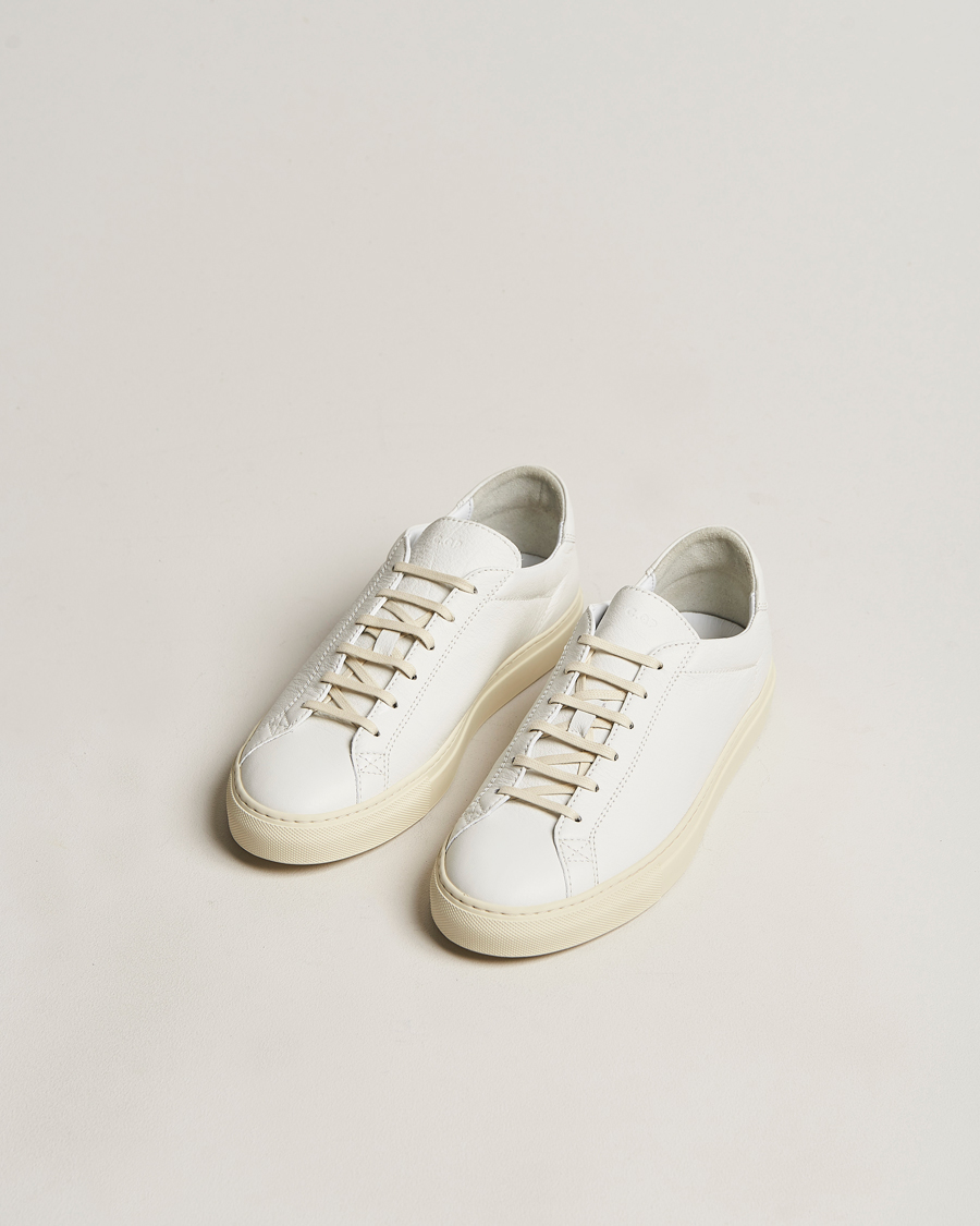 Men | White Sneakers | C.QP | Racquet Sr Sneakers Classic White Leather