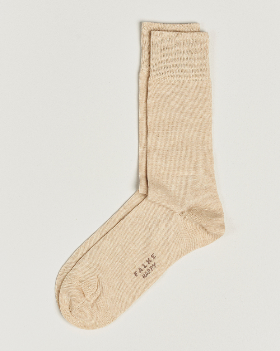 Men | Falke | Falke | Happy 2-Pack Cotton Socks Sand