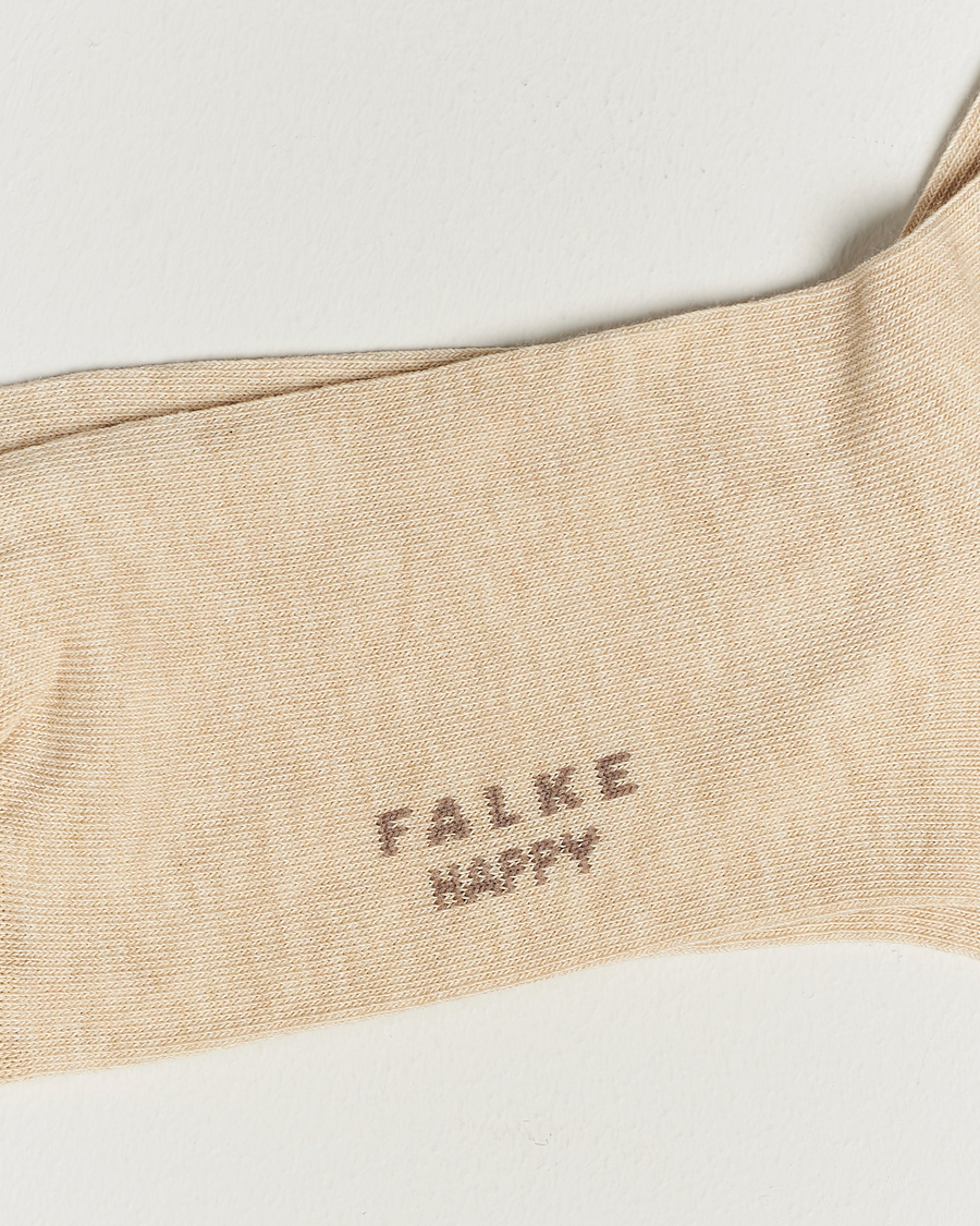 Men | Underwear & Socks | Falke | Happy 2-Pack Cotton Socks Sand