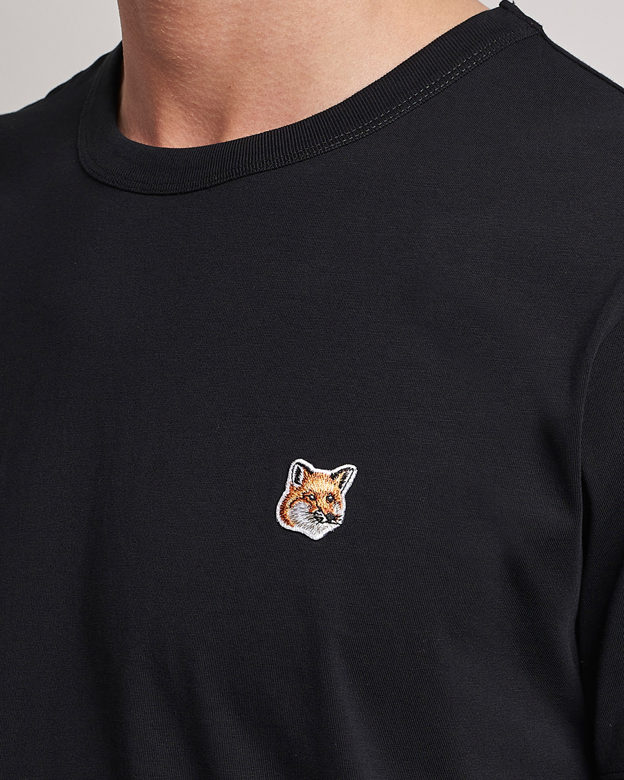 Men | T-Shirts | Maison Kitsuné | Fox Head T-Shirt Black