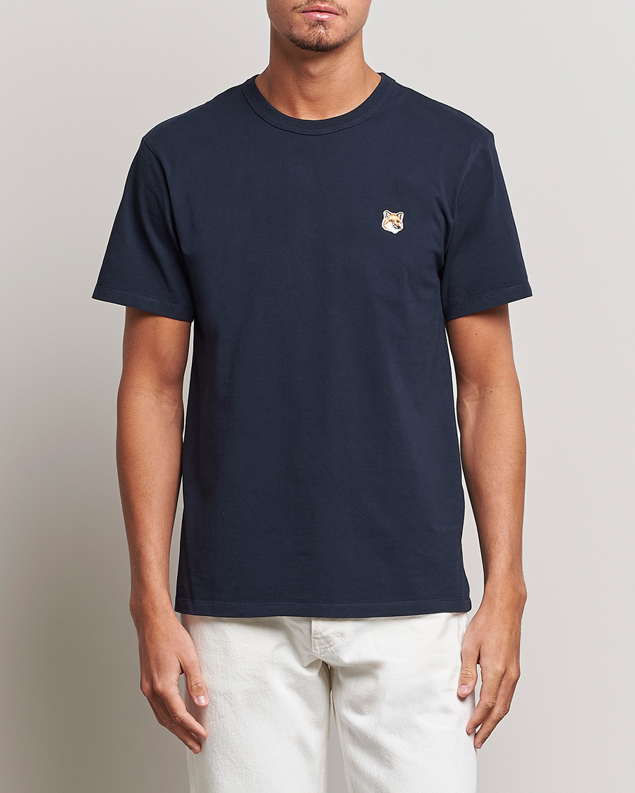 Men |  | Maison Kitsuné | Fox Head T-Shirt Navy