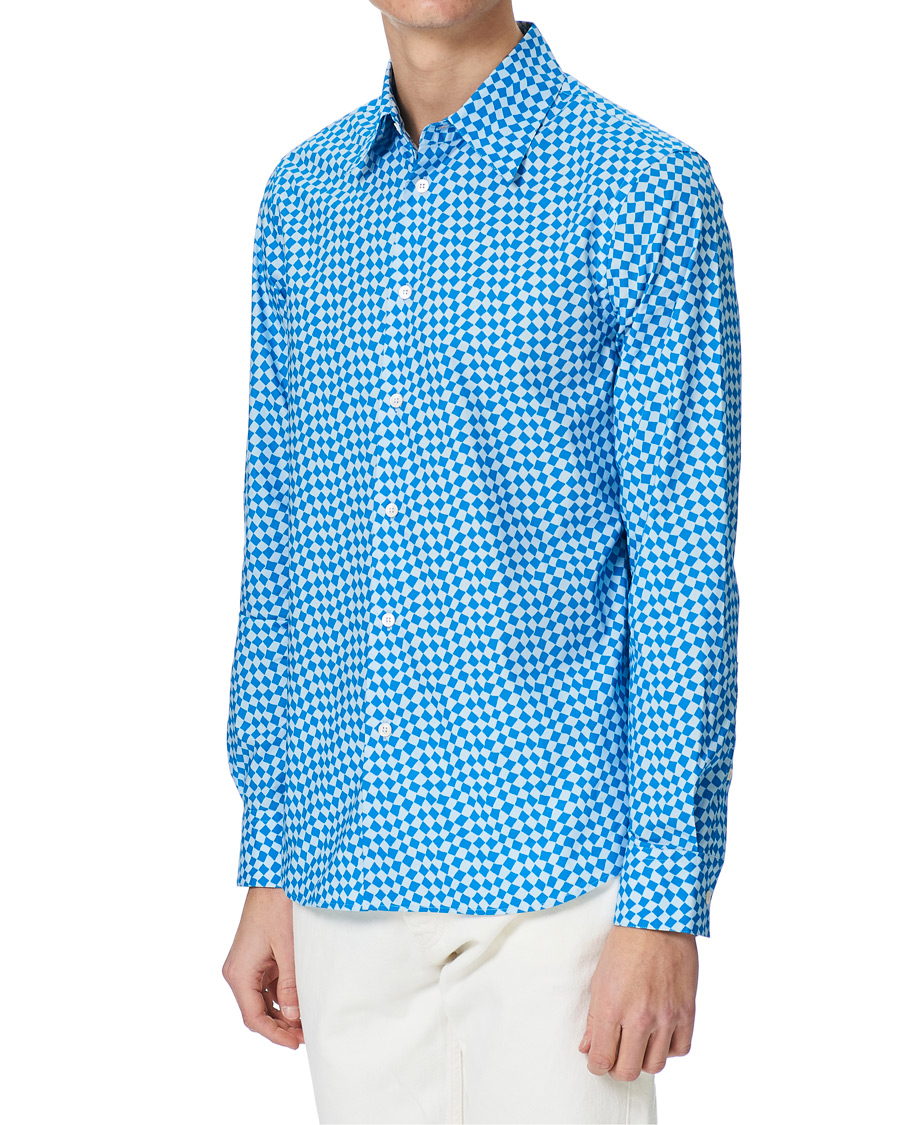 Men | Shirts | Marni | Rhombus Print Shirt Blue