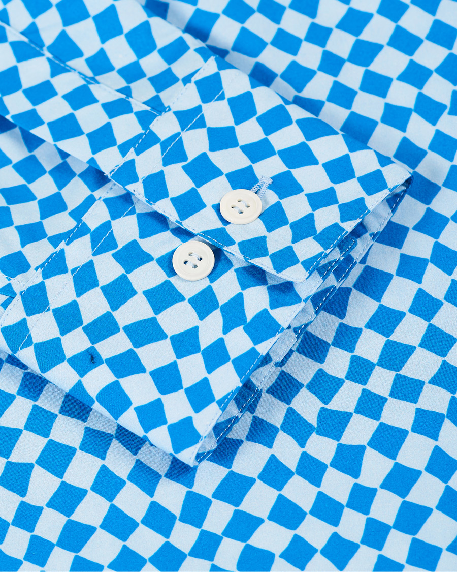 Men | Shirts | Marni | Rhombus Print Shirt Blue
