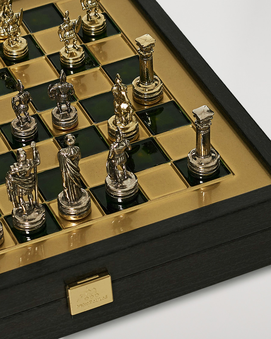 Men | Games | Manopoulos | Greek Roman Period Chess Set Green
