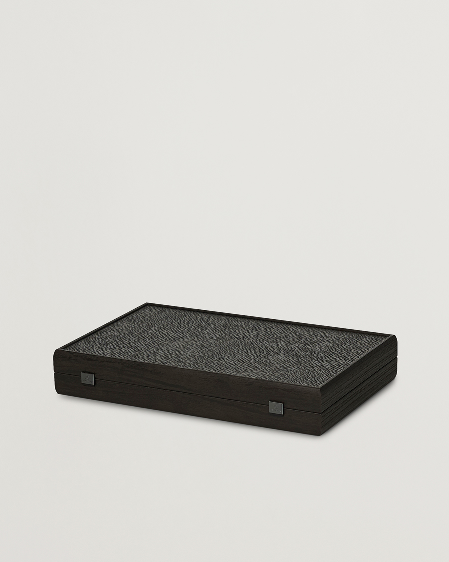 Men | Manopoulos Classic Leatherette Backgammon Set Black | Manopoulos | Classic Leatherette Backgammon Set Black