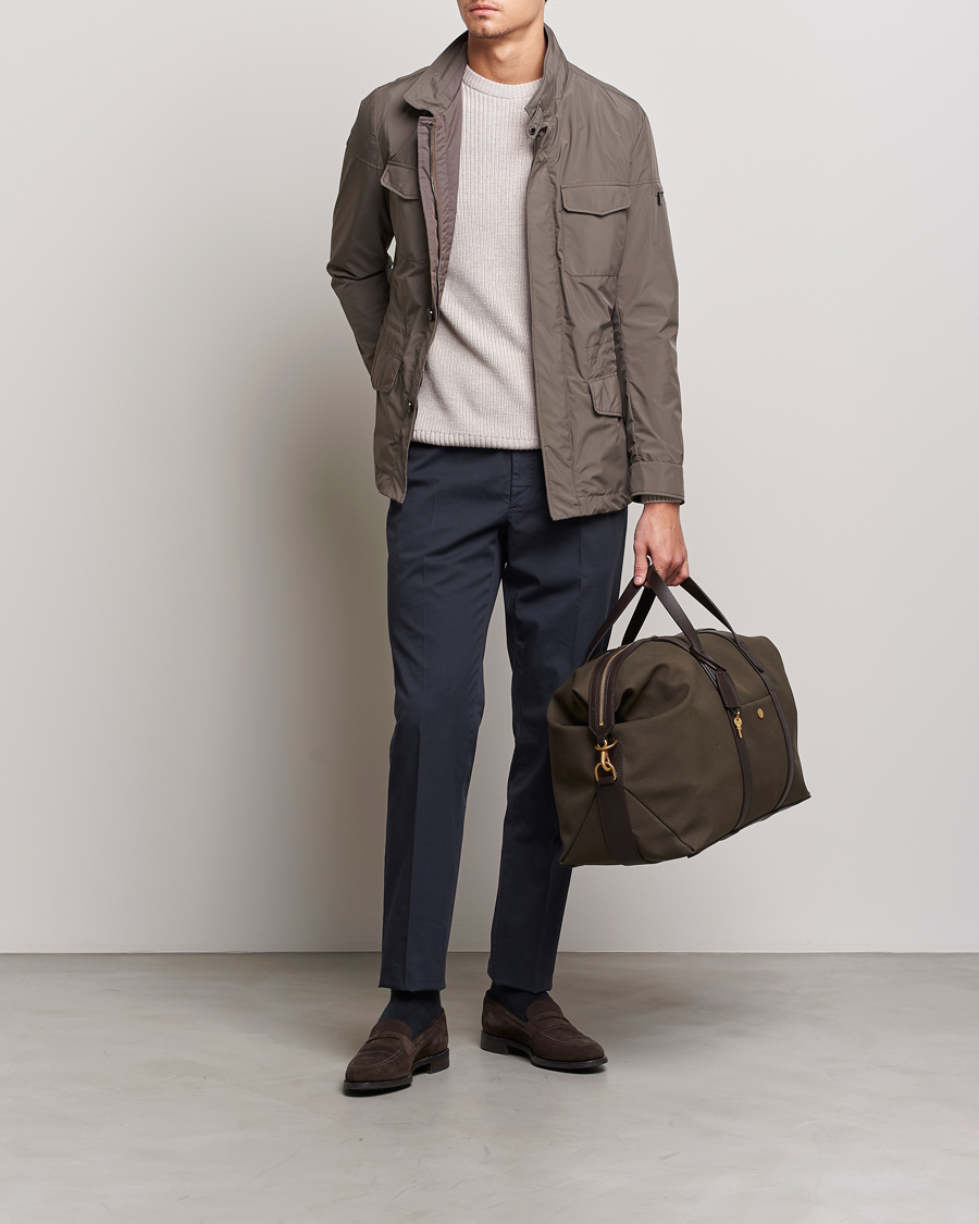 Men | Bags | Mismo | MismoM/S Avail 48h Nylon WeekendbagArmy/Dark Brown