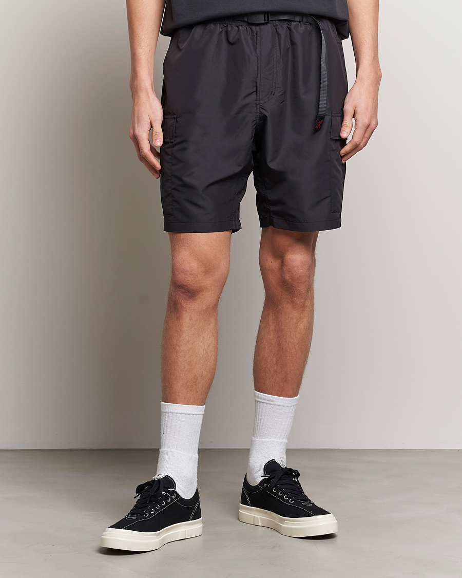 Men |  | Gramicci | Shell Cargo Shorts Black