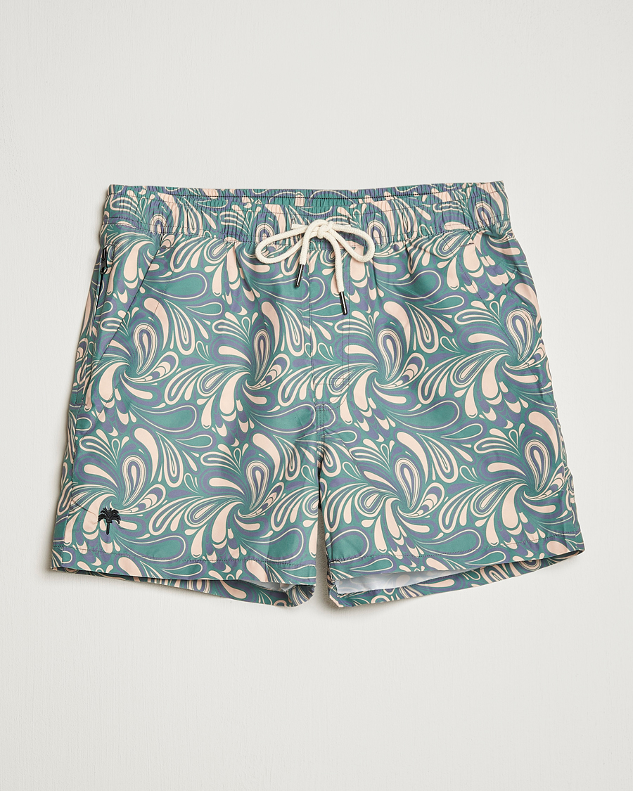 Men | Swimwear | OAS | Printed Swimshorts Woodstock