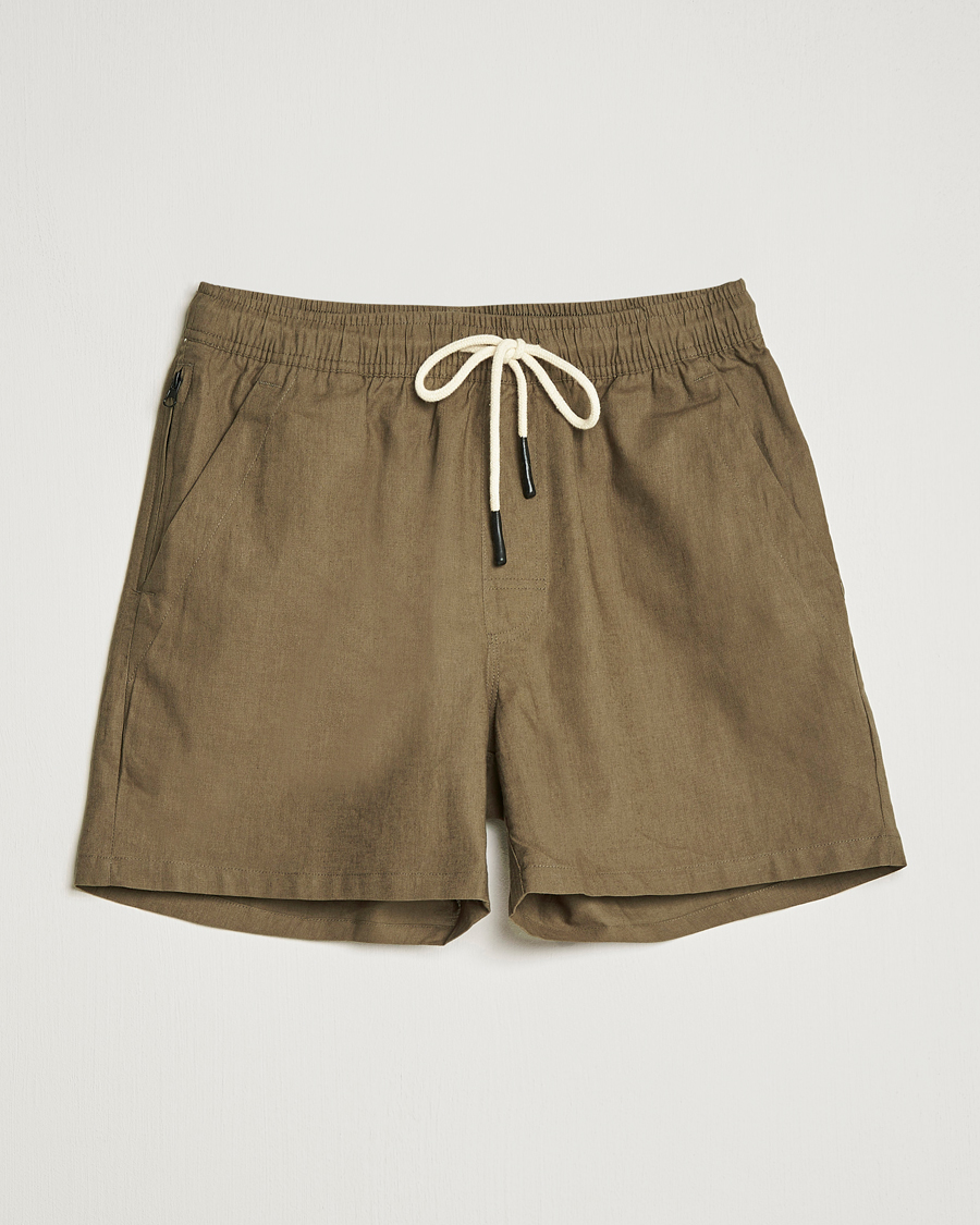 Men | Shorts | OAS | Linen Shorts Army