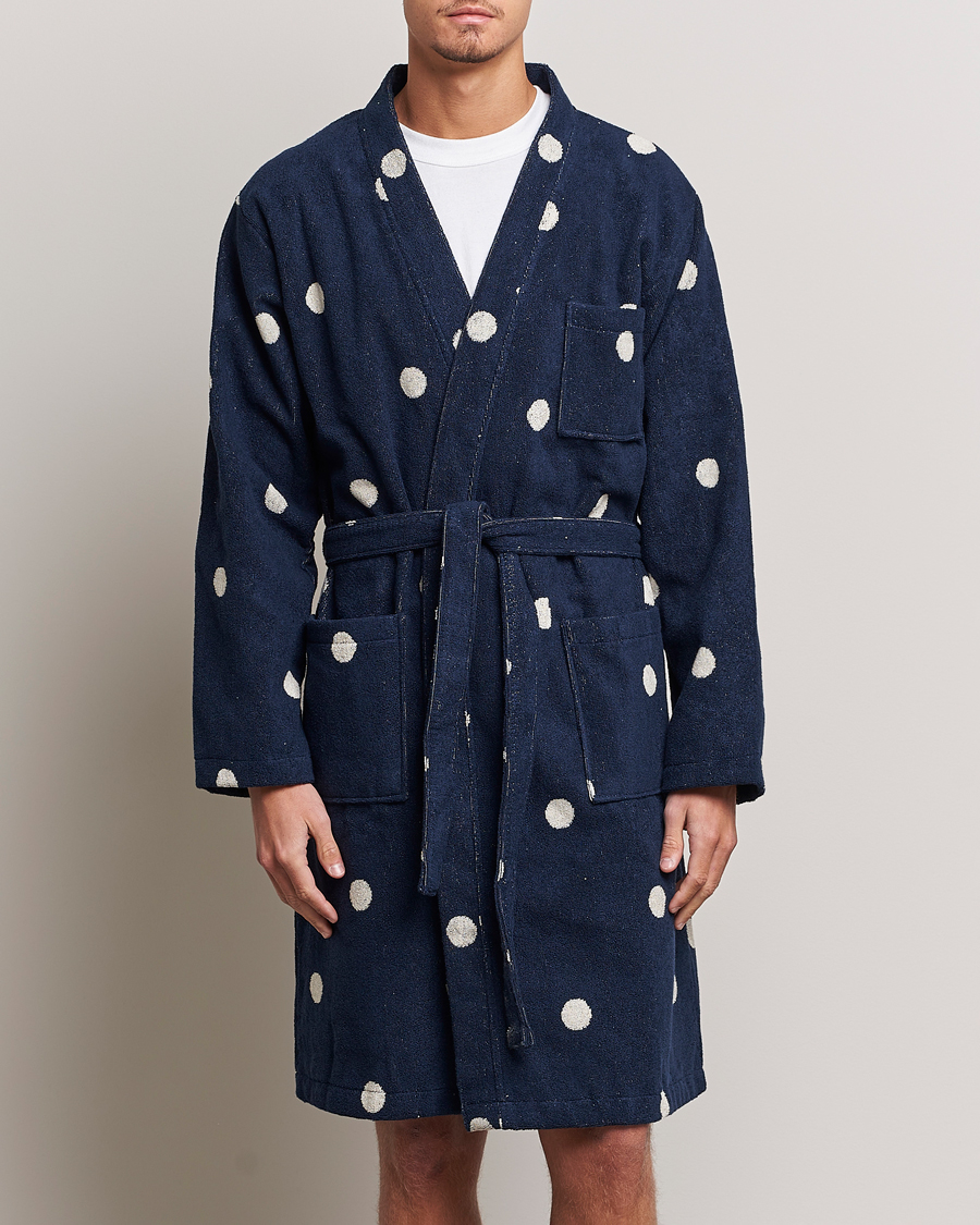 Men | Pyjamas & Robes | OAS | Terry Robe Dotty