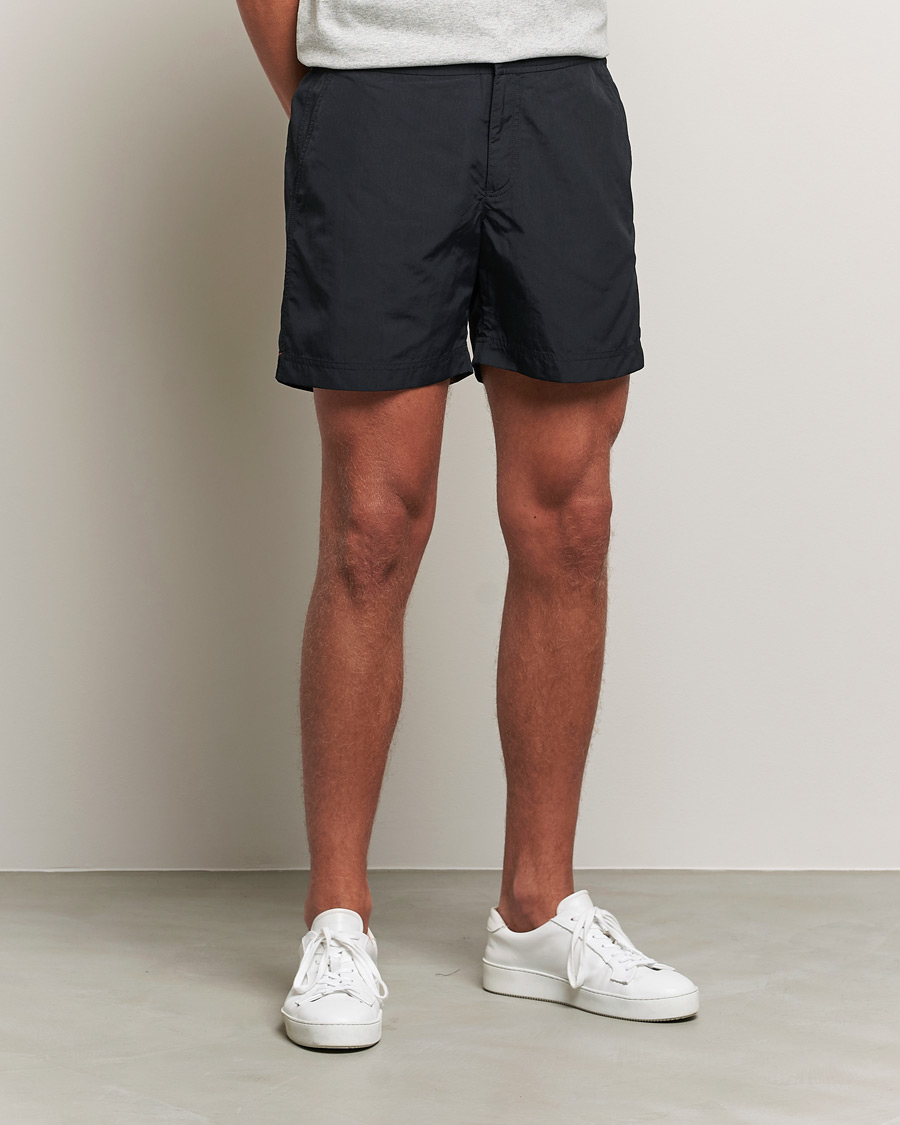 Men | Exclusive swim shorts | Orlebar Brown | Bulldog Medium Length Swim Shorts Black
