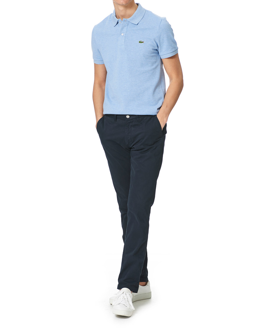Men | Polo Shirts | Lacoste | Slim Fit Polo Piké Cloudy Blue