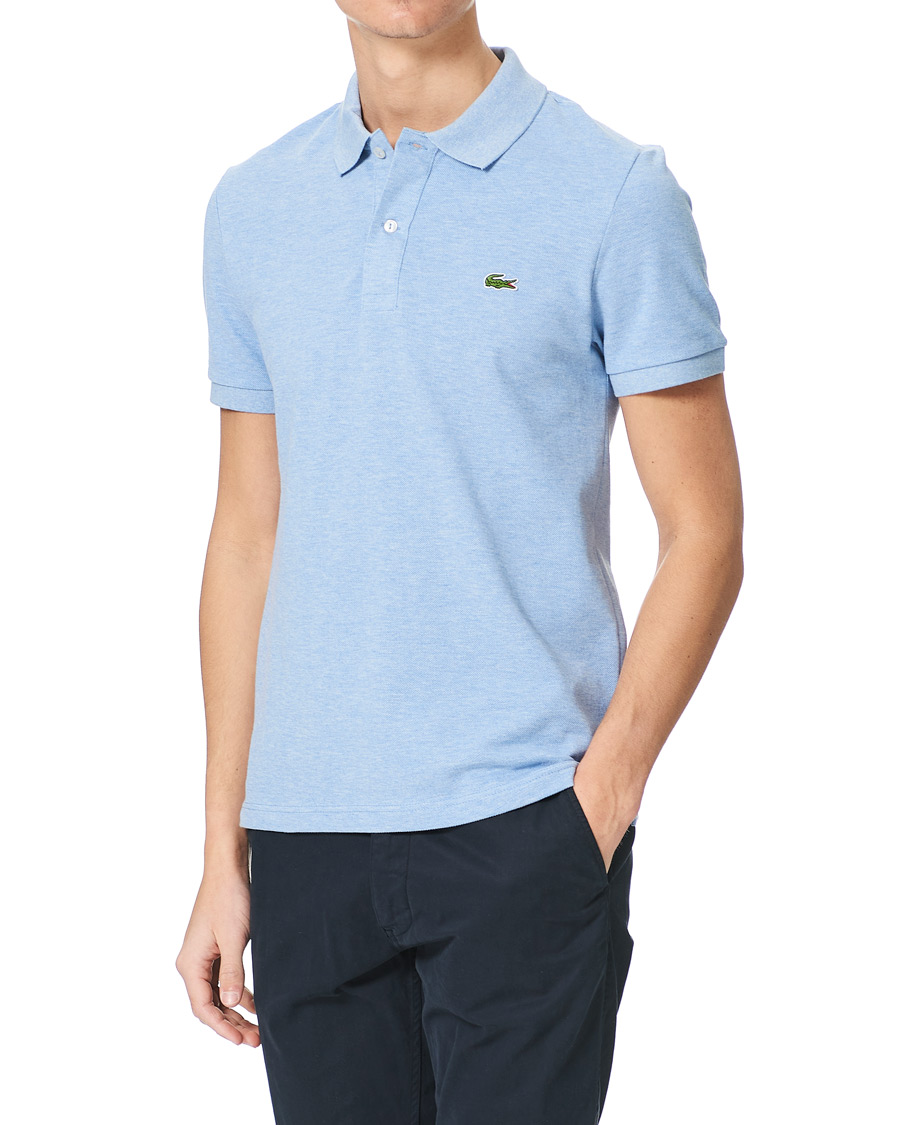 Men | Polo Shirts | Lacoste | Slim Fit Polo Piké Cloudy Blue