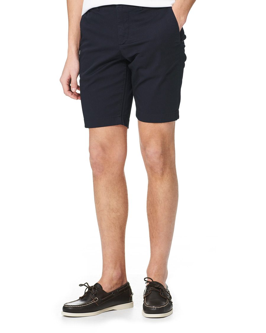 Men | Chino Shorts | Lacoste | Slim Fit Stretch Cotton Bermuda Shorts Navy Blue