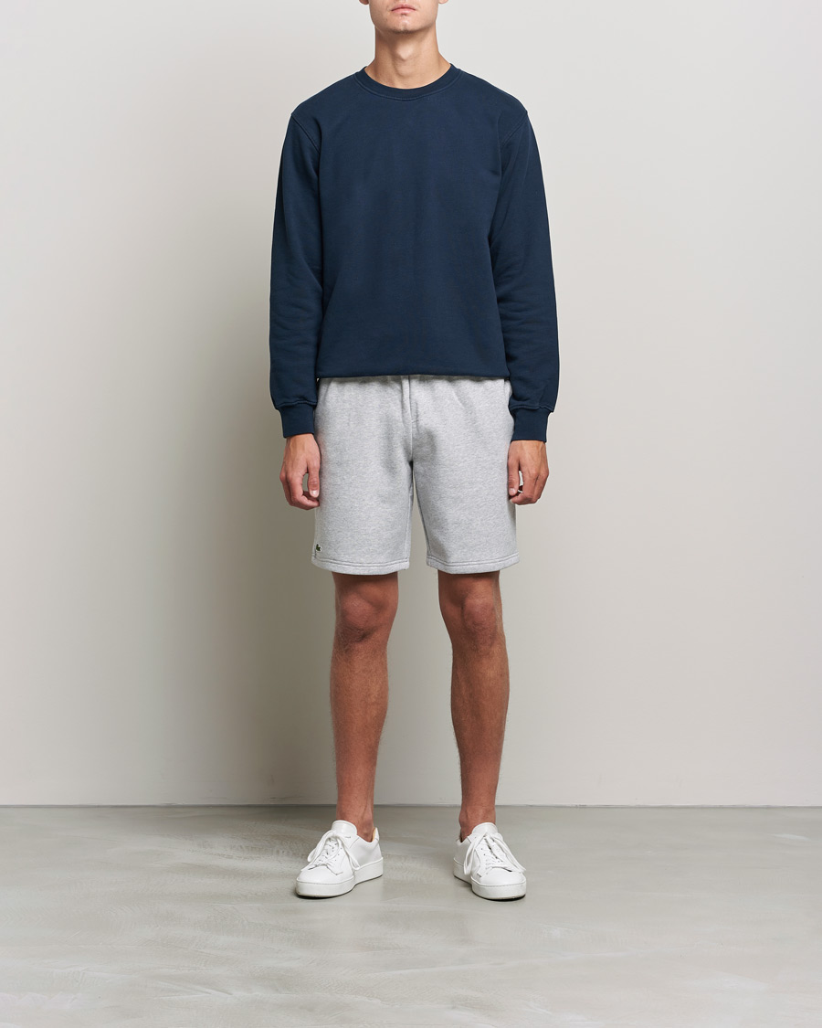 Men | Shorts | Lacoste Sport | Tennis Fleece Shorts Silver Chine