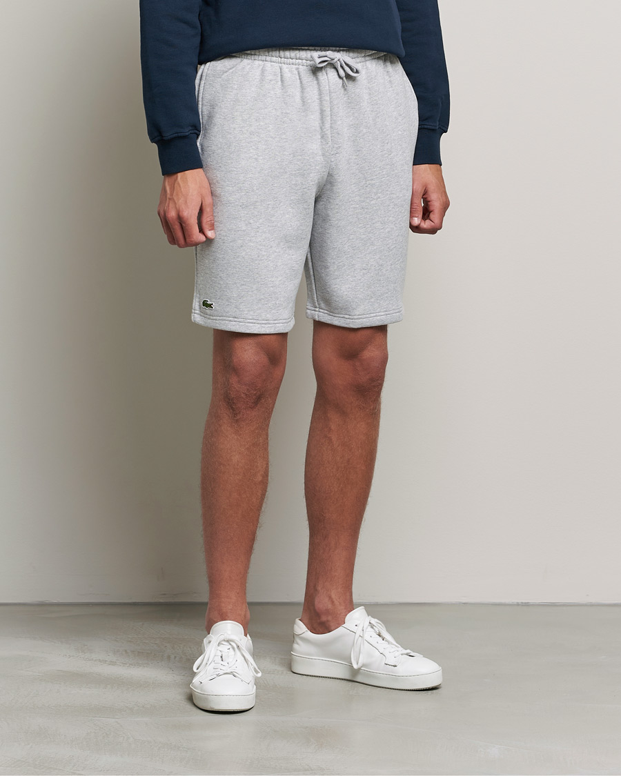 Men | Shorts | Lacoste Sport | Tennis Fleece Shorts Silver Chine