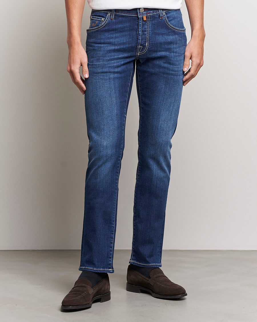 Men |  | Jacob Cohën | Nick 622 Slim Fit Stretch Jeans Medium Dark