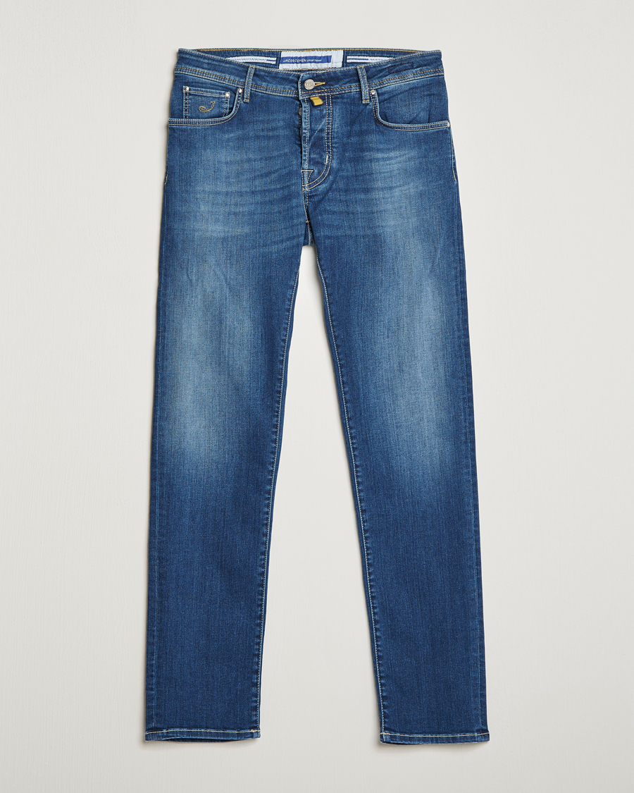 Men | Jeans | Jacob Cohën | Nick 622 Slim Fit Stretch Jeans Stone Wash