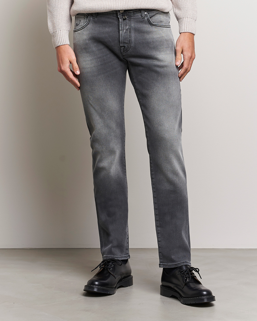 Men |  | Jacob Cohën | Nick 622 Slim Fit Stretch Jeans Black Medium Wash