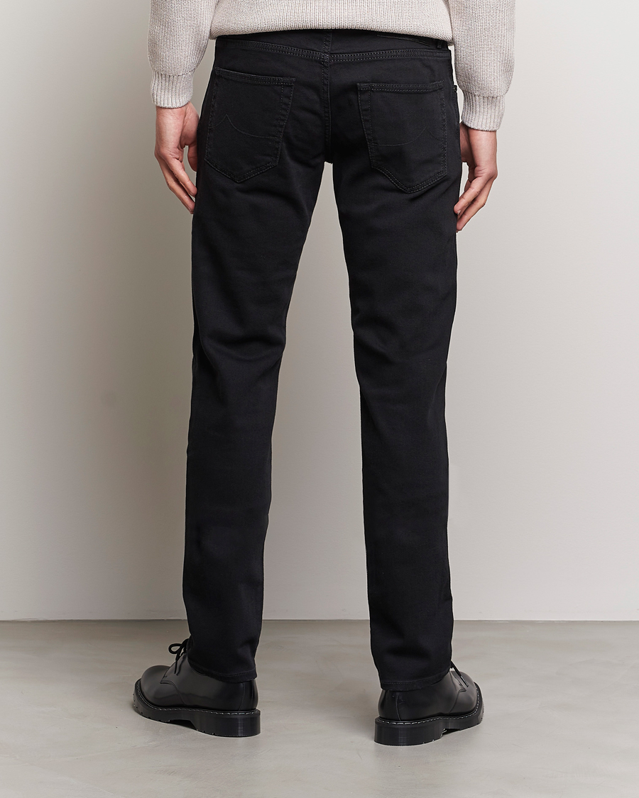 Men | Jeans | Jacob Cohën | Nick 622 Slim Fit Stretch Jeans Black Dark Wash