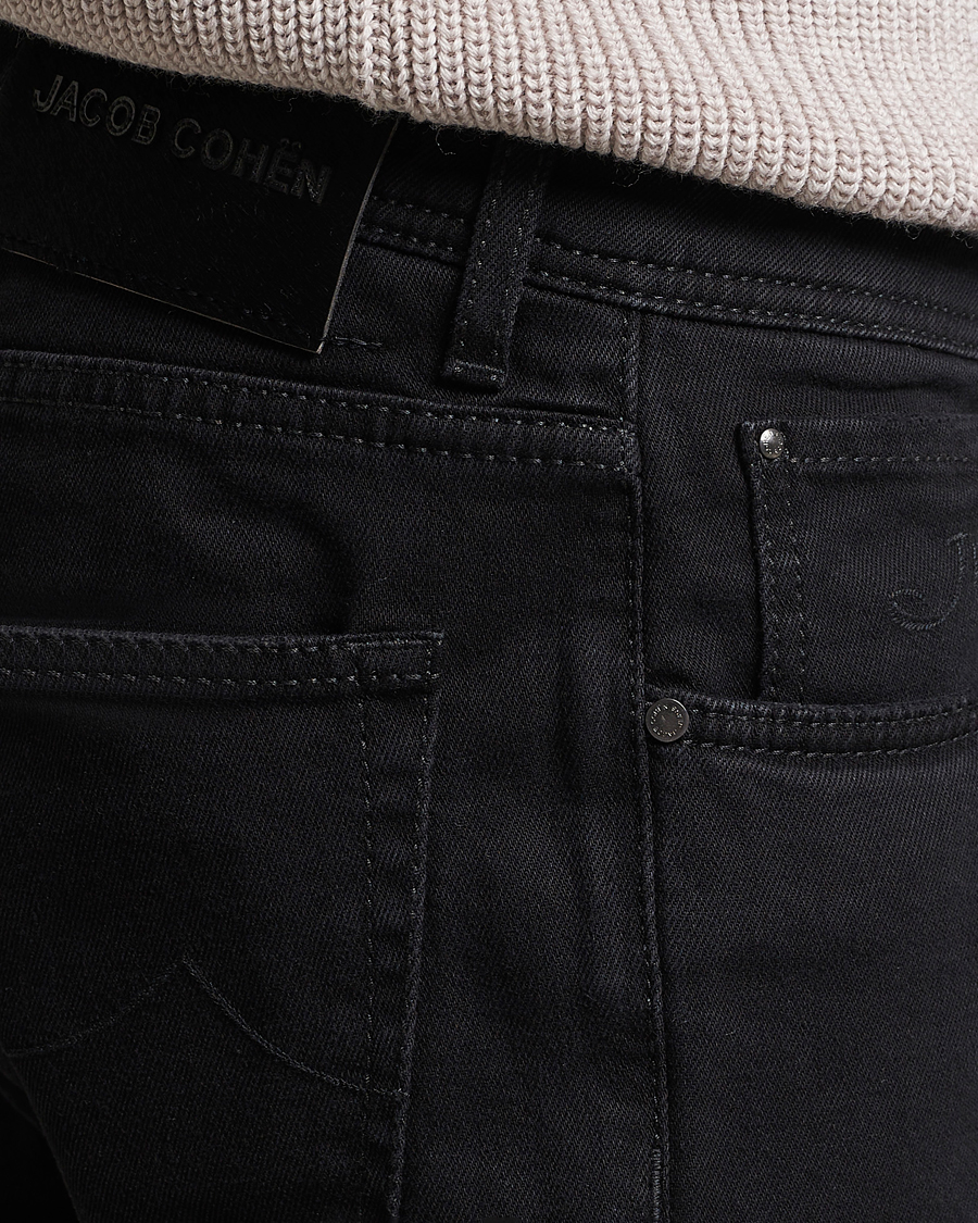 Men | Jeans | Jacob Cohën | Nick 622 Slim Fit Stretch Jeans Black Dark Wash
