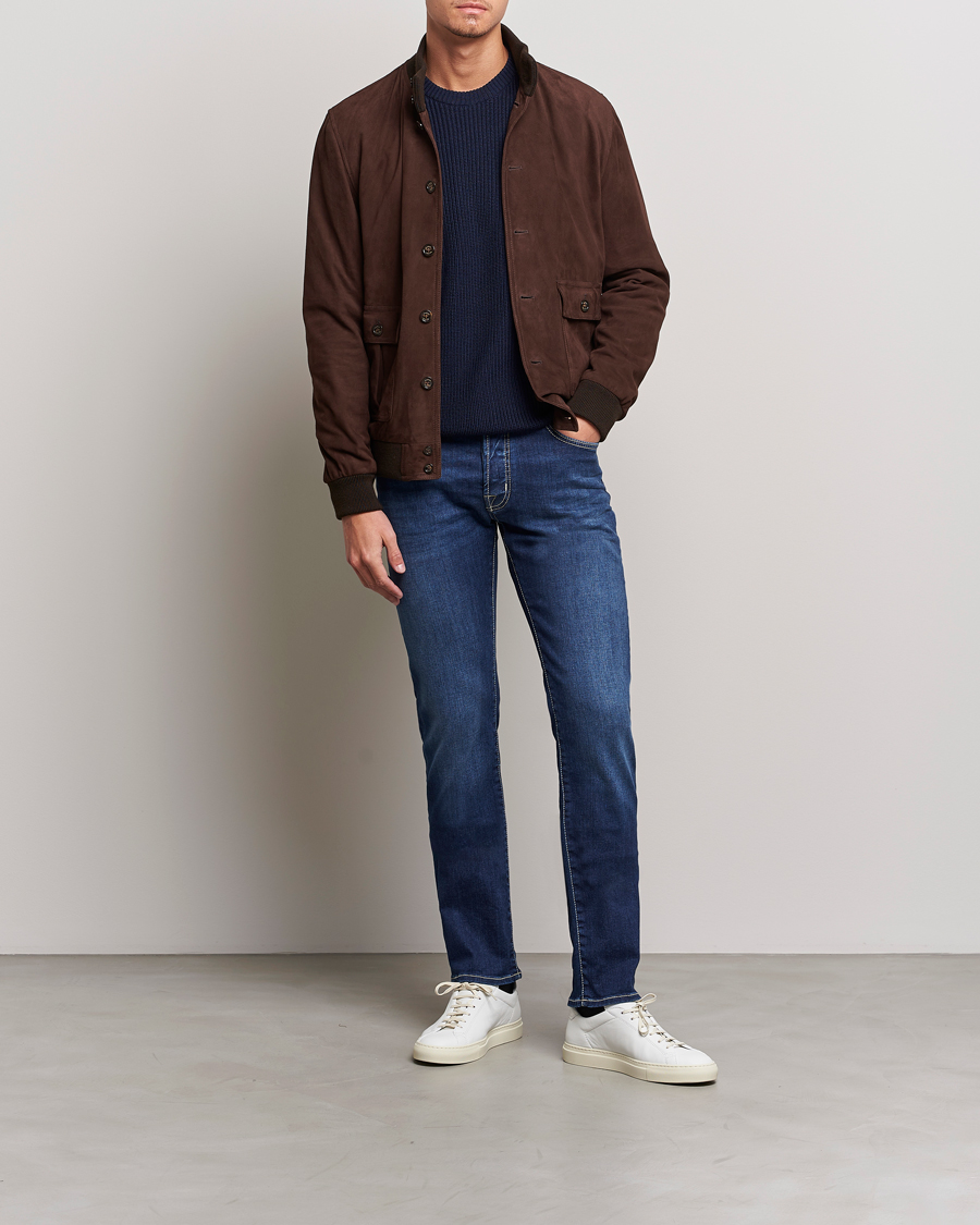 Men | Jeans | Jacob Cohën | Bard 688 Slim Fit Stretch Jeans Medium Dark