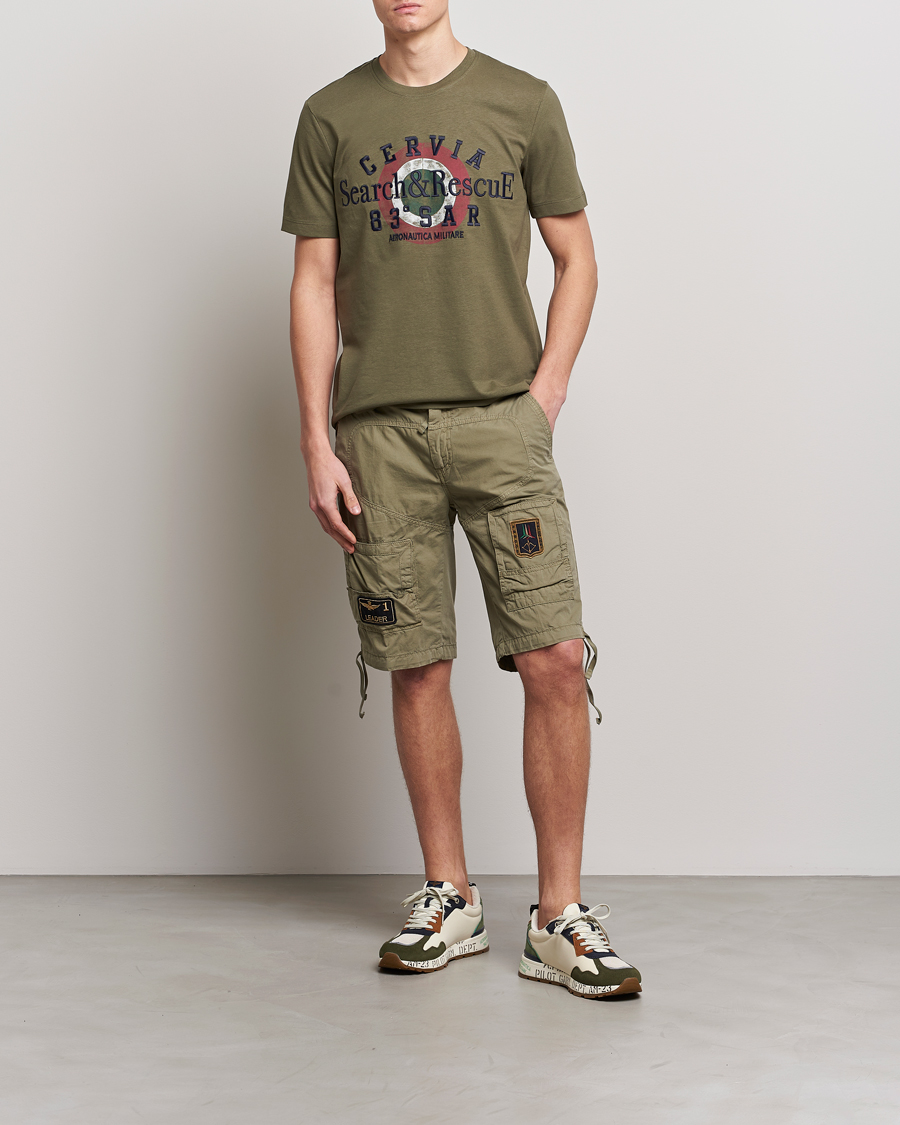 Men | Shorts | Aeronautica Militare | Heritage Bermuda Shorts Green