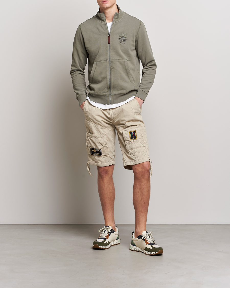 Men | Shorts | Aeronautica Militare | 7AMH Heritage Bermuda Shorts Sand
