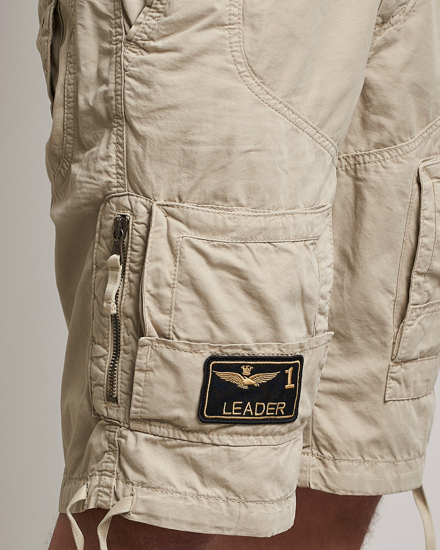 Men | Shorts | Aeronautica Militare | 7AMH Heritage Bermuda Shorts Sand