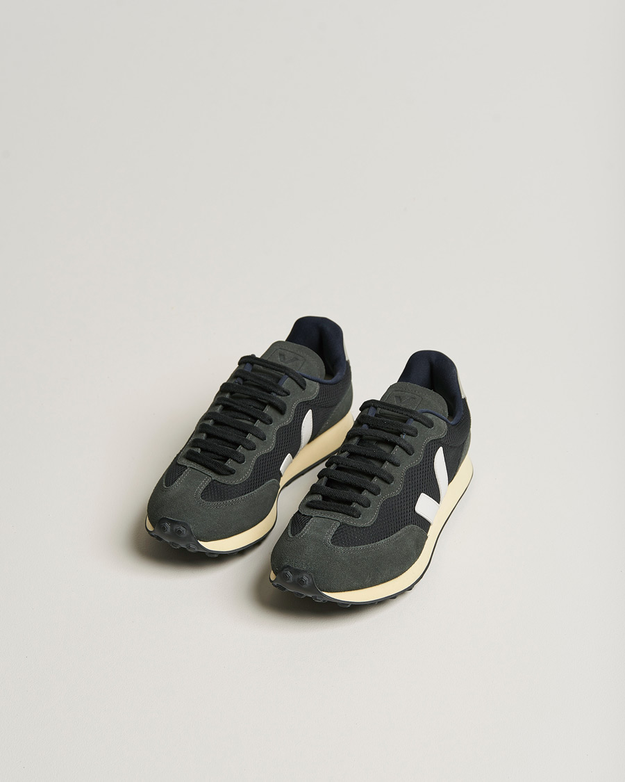 Men |  | Veja | Rio Branco Running Sneaker Black/White Oxford Grey