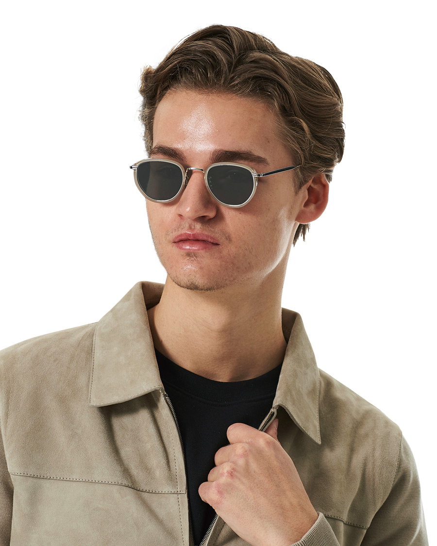 Men | Round Frame Sunglasses | EYEVAN 7285 | 797 Sunglasses Beige