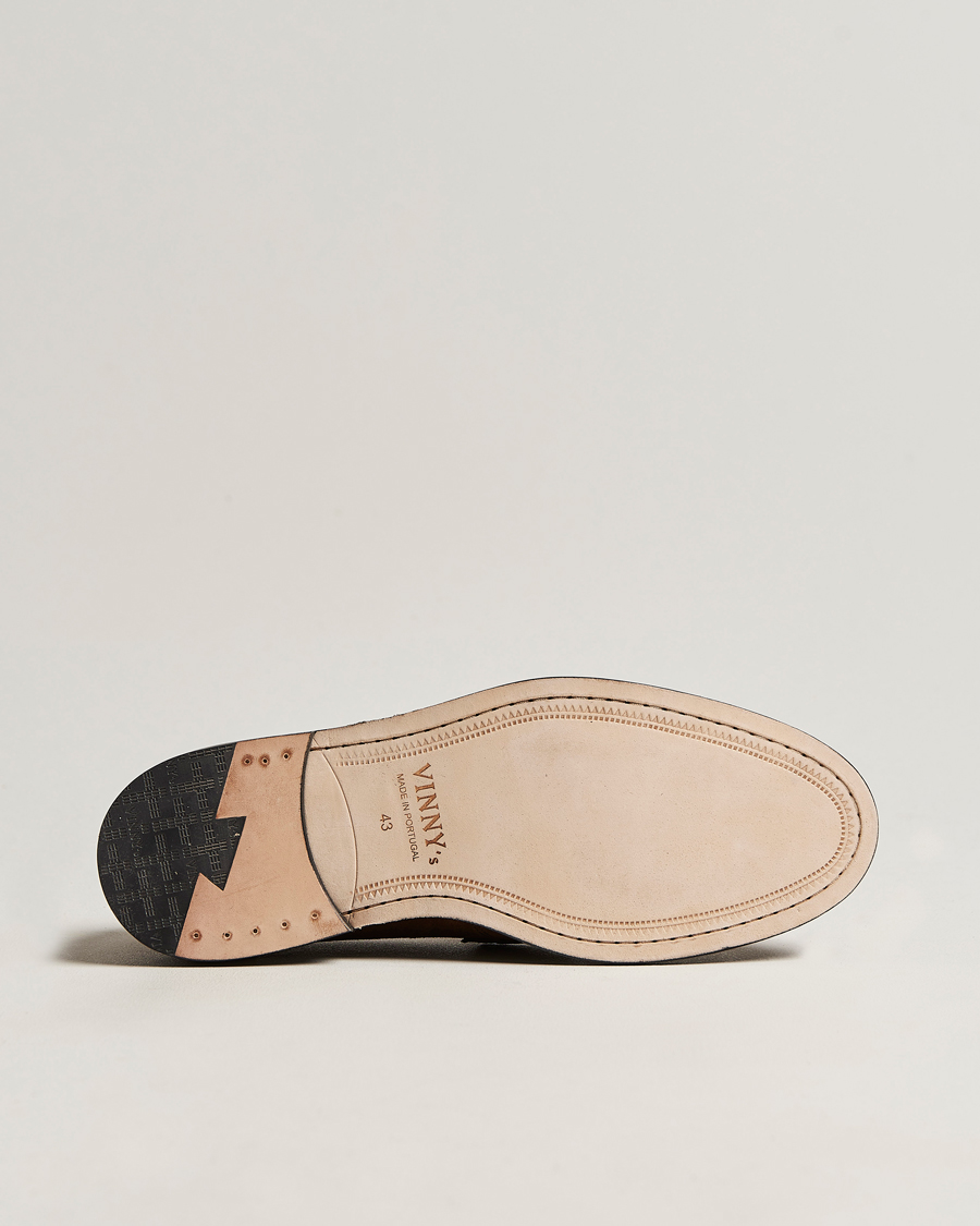 Men | VINNY's Townee Penny Loafer Dark Brown Suede | VINNY's | Townee Penny Loafer Dark Brown Suede