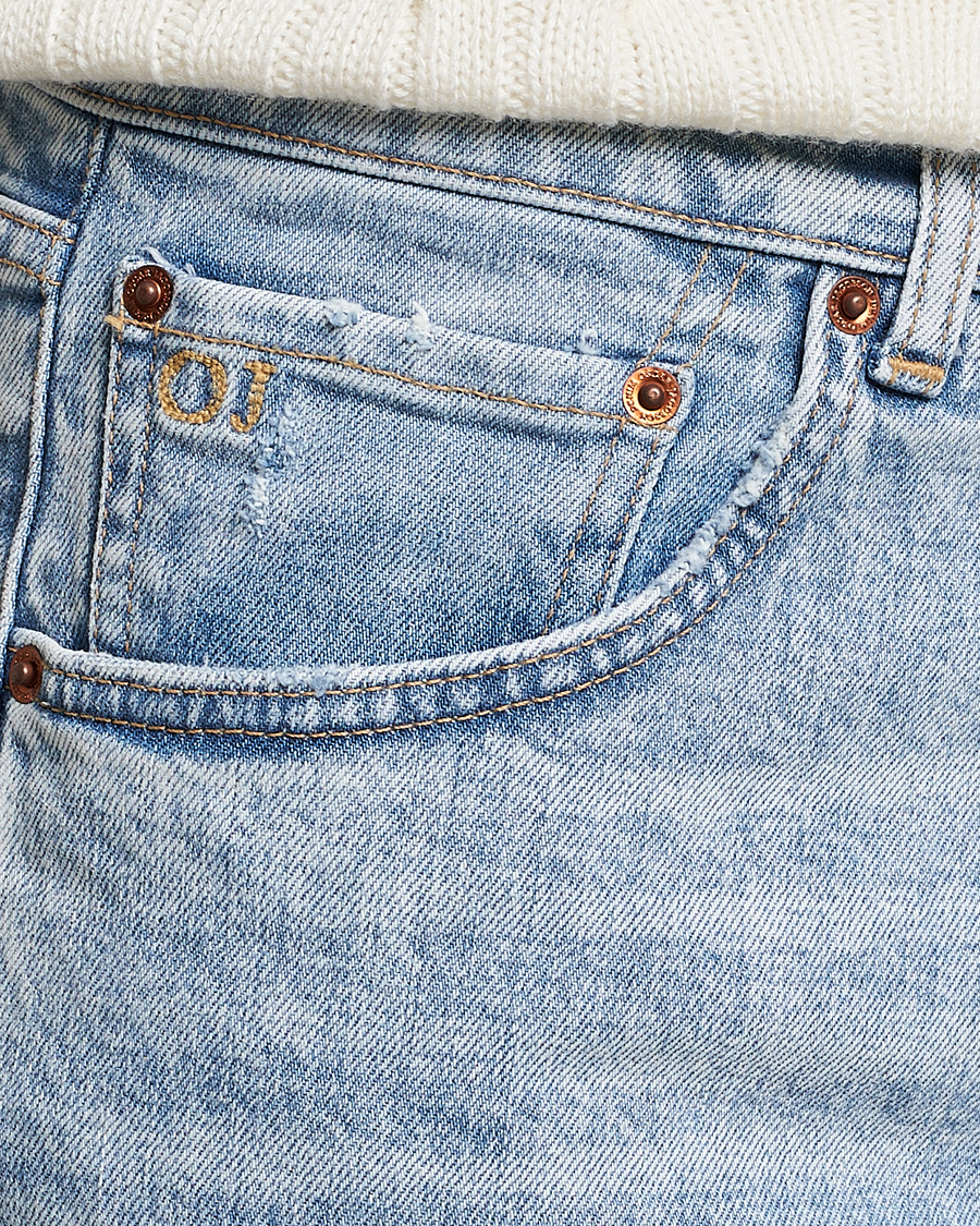 Men | Jeans | Oscar Jacobson | Johan Straight Fit Cotton Stretch Jeans Light Wash