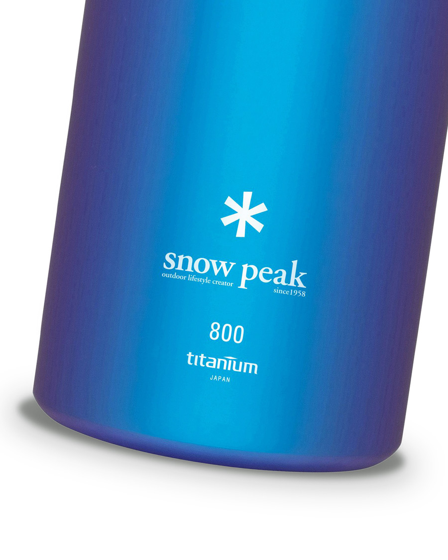 Men | For the Nature Lover | Snow Peak | Titanium Aurora Bottle 800 Blue