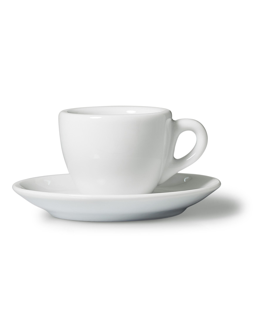 Men | Café Kitsuné Espresso Cup & Saucer White | Café Kitsuné | Espresso Cup & Saucer White