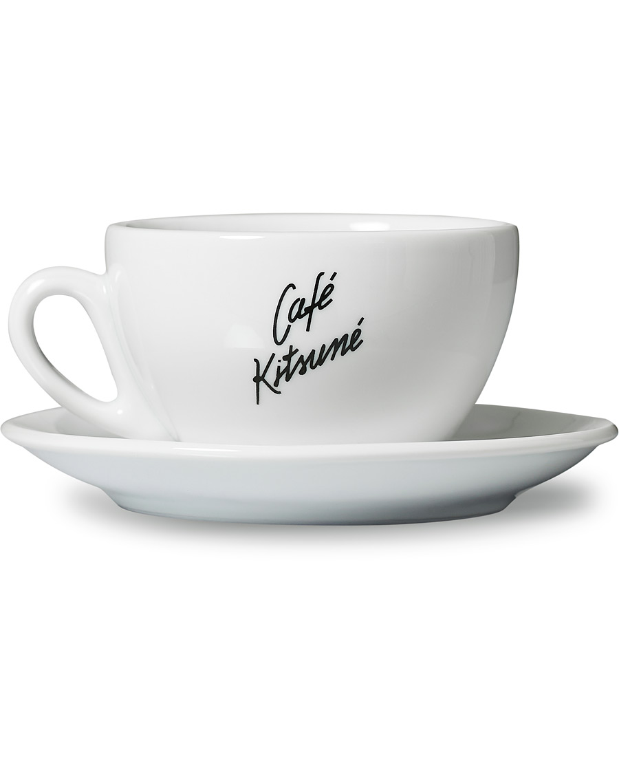 Men | Café Kitsuné Coffee Cup & Saucer White | Café Kitsuné | Coffee Cup & Saucer White