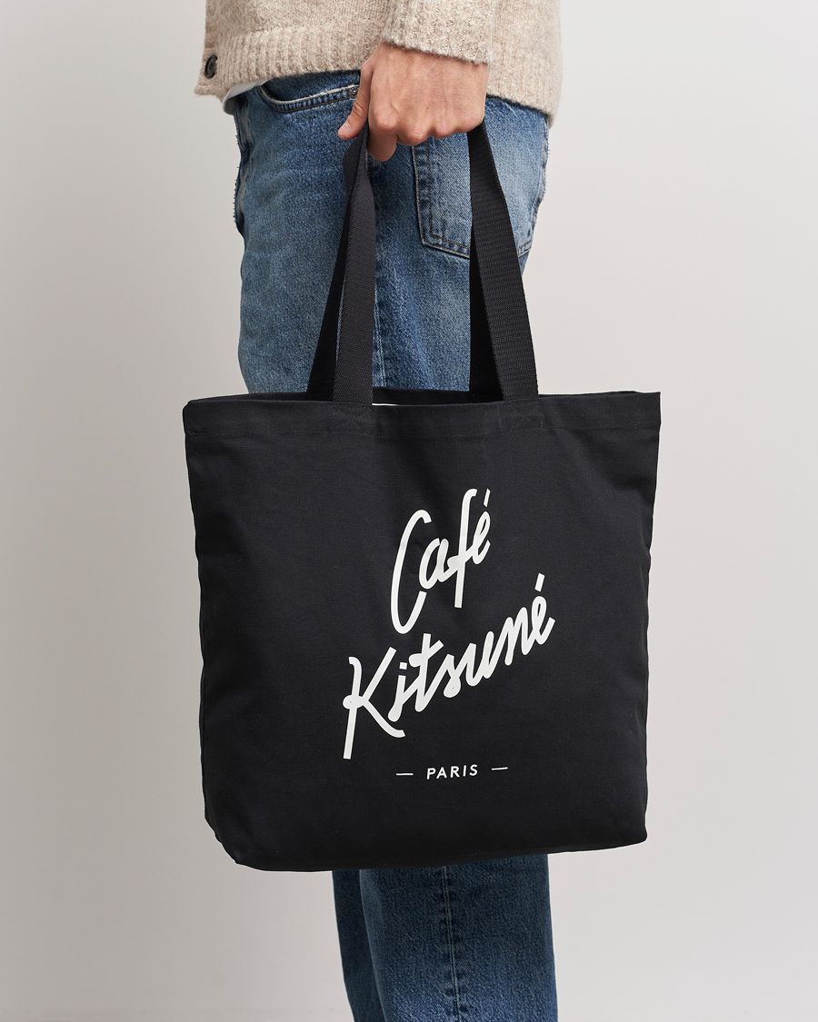 Men | Tote Bags | Café Kitsuné | Tote Bag Black