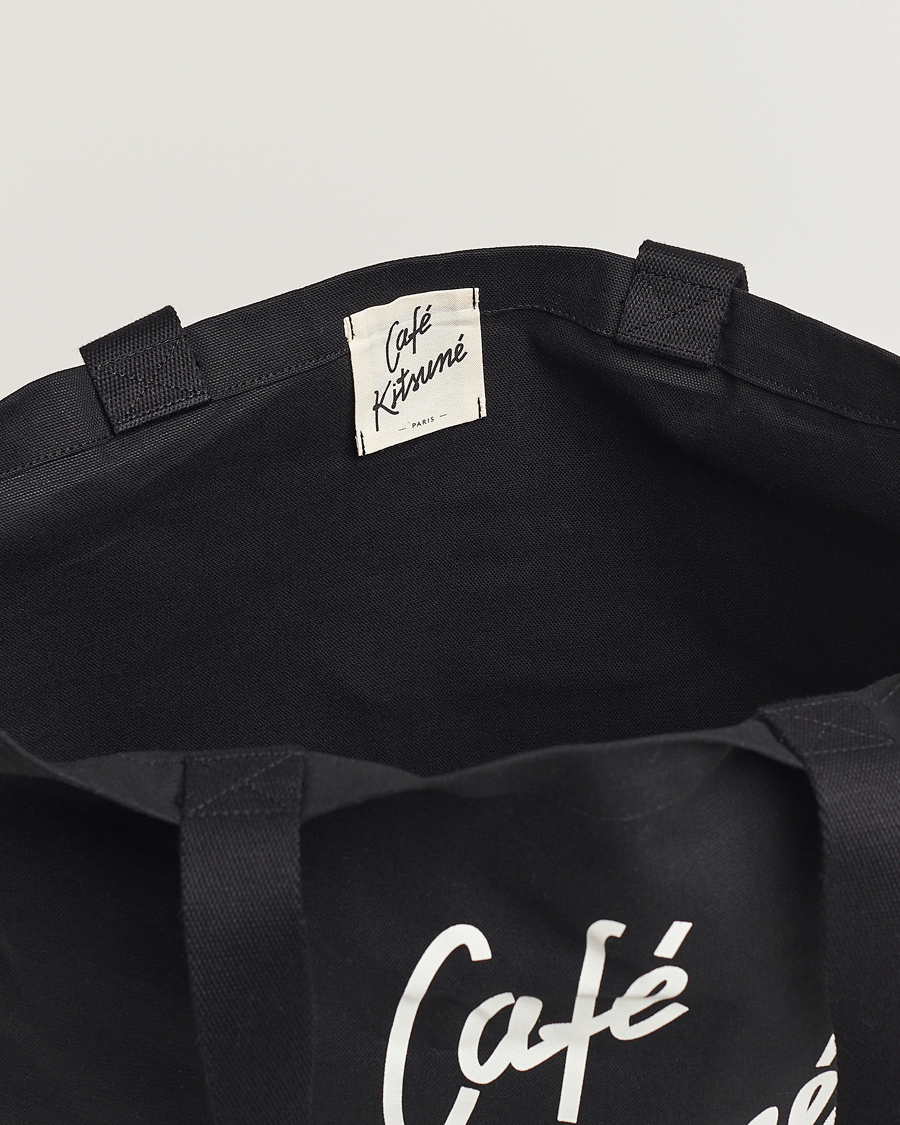Men | Café Kitsuné Tote Bag Black | Café Kitsuné | Tote Bag Black