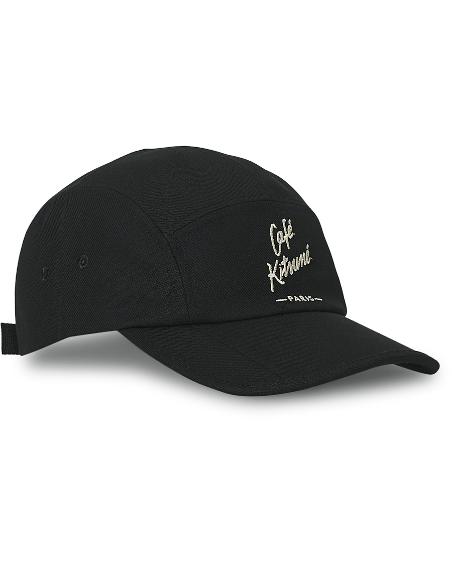 Men | Café Kitsuné Crew Cap Black | Café Kitsuné | Crew Cap Black