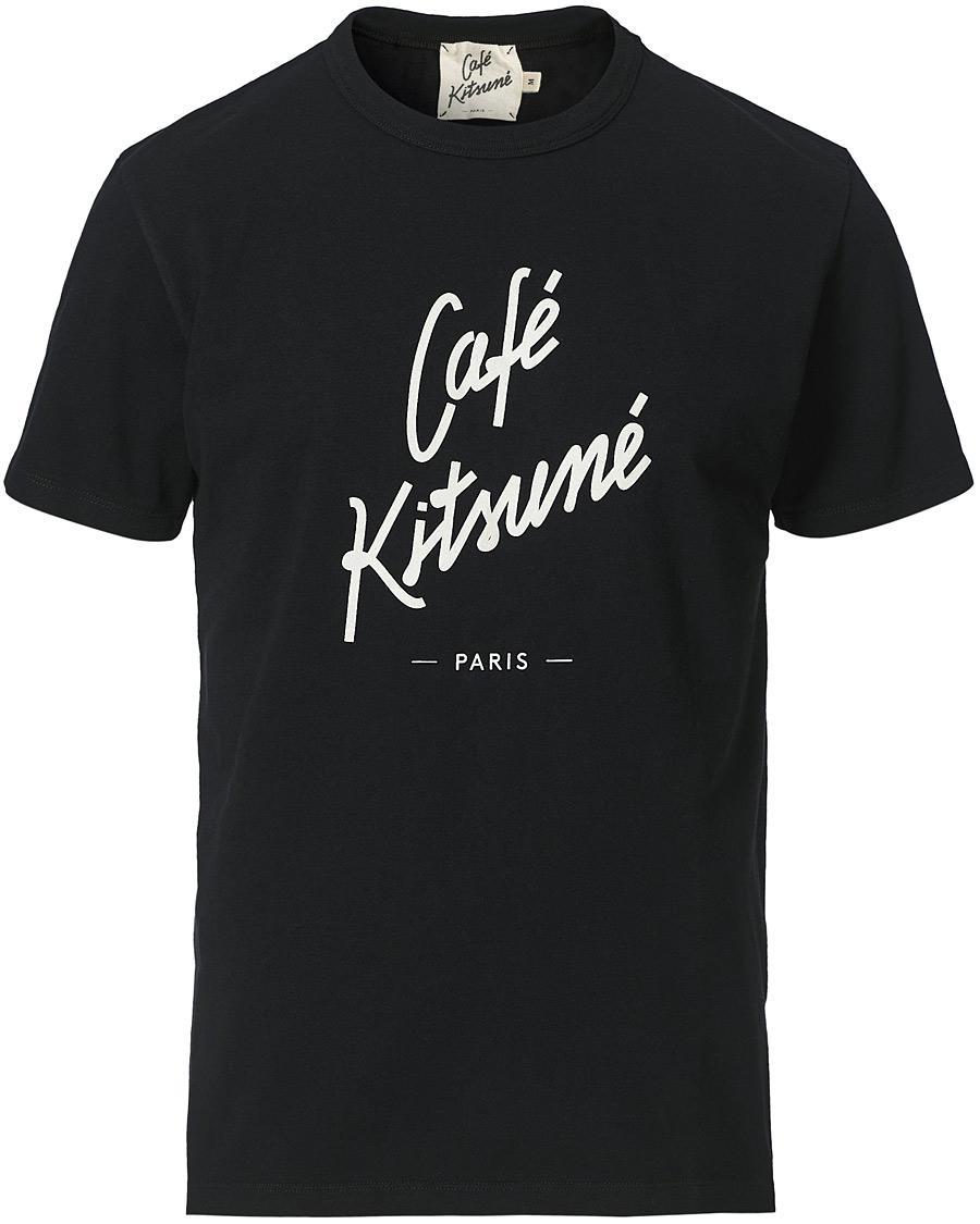 Men | T-Shirts | Café Kitsuné | Crew T-Shirt Black