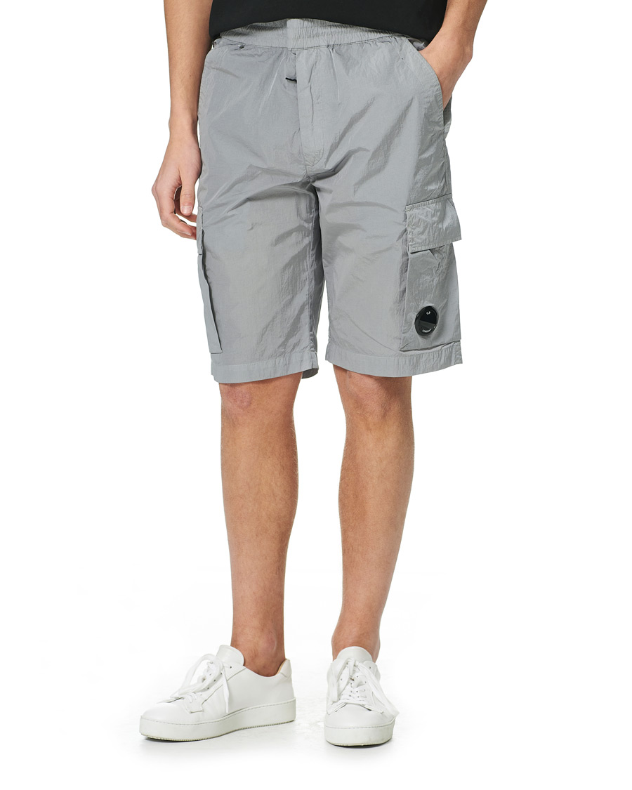 Men | Shorts | C.P. Company | Chrome-R Drawstring Cargo Shorts Grey