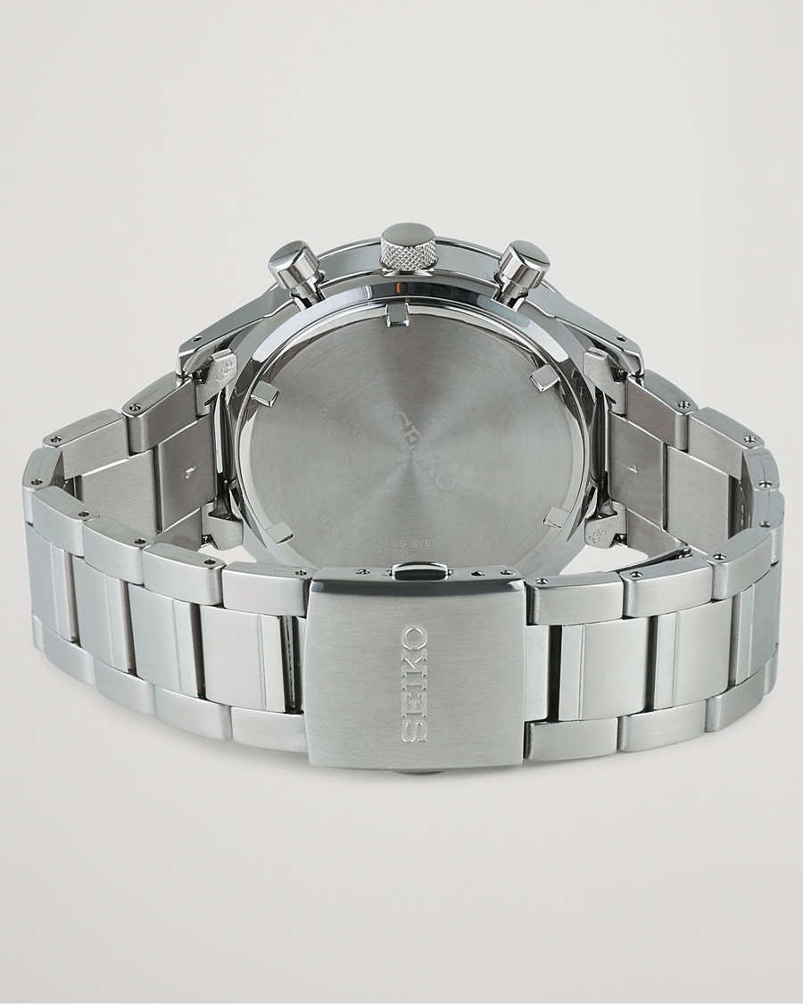 Men | Seiko Chronograph XL 45mm Steel/Black Dial | Seiko | Chronograph XL 45mm Steel/Black Dial