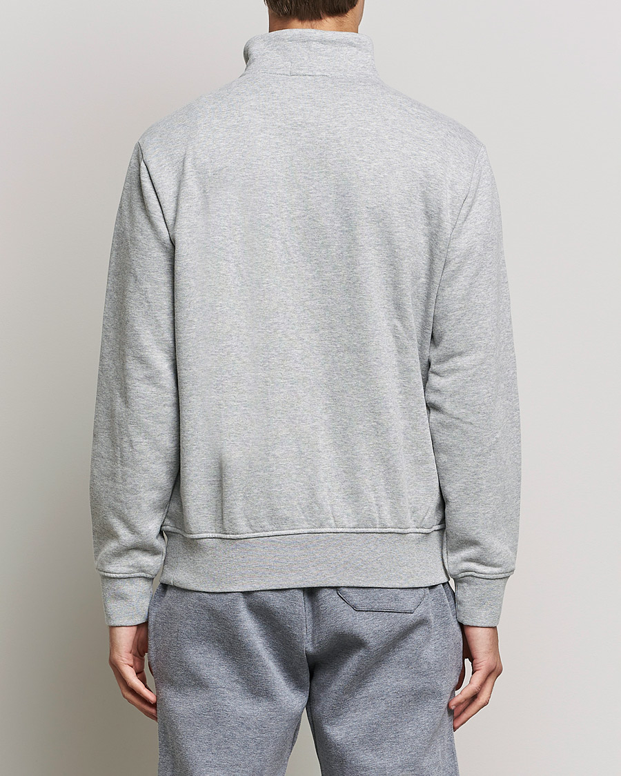 Men | Sweaters & Knitwear | Polo Ralph Lauren | Fleece Jersey Half Zip Andover Heather