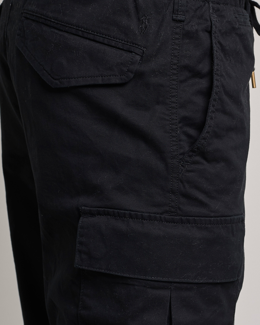 Men | Trousers | Polo Ralph Lauren | Twill Cargo Pants Black