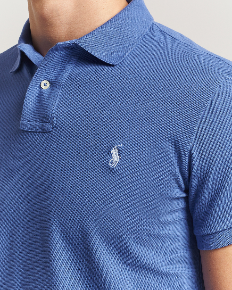 Men | Polo Shirts | Polo Ralph Lauren | Custom Slim Fit Polo Liberty Blue
